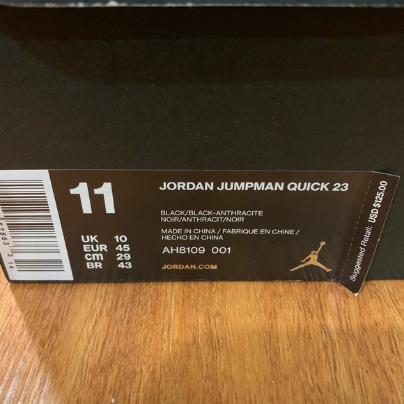 JORDAN JUMPMAN QUICK 23 ‘TRIPLE BLACK’ - Picture 8 of 8